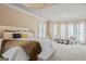 Inviting main bedroom with a sitting area, large bed, and bright natural light, perfect for relaxation at 719 Bethpage Dr, Mcdonough, GA 30253