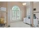Bright office space with large windows, built-in shutters, carpet and stylish furniture at 719 Bethpage Dr, Mcdonough, GA 30253
