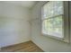 Walk-in closet with built-in shelving at 1201 Justin Ln, Lithonia, GA 30058