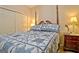 This bedroom features a canopy bed, bedside tables, and a calm ambiance with warm lighting at 170 Habersham Dr, Fayetteville, GA 30214