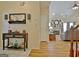 Open-concept foyer seamlessly transitions to the living area showcasing the home's layout at 170 Habersham Dr, Fayetteville, GA 30214