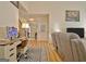 A comfortable home office space is set off the main living area, showcasing versatility at 170 Habersham Dr, Fayetteville, GA 30214