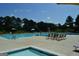 Inviting outdoor pool with ample seating and a wading pool, perfect for summer relaxation at 11 Line Creek Cir, Sharpsburg, GA 30277