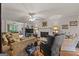 Cozy living room with hardwood floors, fireplace and comfortable seating at 2810 Jodeco Ter, Jonesboro, GA 30236