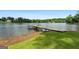 Lakefront living with a private wooden dock, perfect for enjoying water activities at 312 Flat Shoals Church Rd, Stockbridge, GA 30281