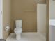 A bathroom features a toilet and walk-in shower at 145 County Line Ct, Fayetteville, GA 30215