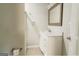 Bathroom featuring a granite vanity and modern fixtures at 8394 Banks Mill Rd, Douglasville, GA 30135
