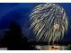 Colorful fireworks display over the water, adding festive charm to the waterfront community at 6026 Belle Meade Ct, Villa Rica, GA 30180