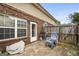Exterior patio with a grill and a seating area, offering a space for relaxation at 3206 Abbott Dr # 12, Powder Springs, GA 30127