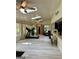 Bright sunroom with skylights, a ceiling fan, and a wooden sauna at 4786 Carlene Sw Way # Iv, Lilburn, GA 30047