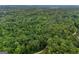 Lush wooded lot with a gravel road curving through the trees and lush, green foliage at 6605 Old White Mill Rd, Fairburn, GA 30213