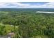 Panoramic aerial view features lush greenery and a sprawling landscape, capturing the expansive beauty of the terrain at 6605 Old White Mill Rd, Fairburn, GA 30213