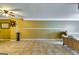 Finished basement with tile flooring, ambient lighting, and a comfy seating area at 1373 Fall River Dr, Conyers, GA 30013