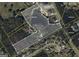Aerial view showing property lines and surrounding neighborhood at 3136 Camp Branch Rd, Buford, GA 30519