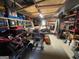 Spacious garage filled with tools and shelves at 324 Bells Ferry Ne Rd, White, GA 30184