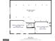 Floor plan featuring unfinished space, partially-finished rooms, and a bathroom at 120 Rolling Brook Trl, Fayetteville, GA 30215