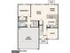 Main level floor plan featuring an open kitchen, great room, study, and a two-bay garage at 4670 Sunrise Rdg, Covington, GA 30016