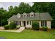 Charming single-story home featuring dormer windows, complemented by lush landscaping and a well-maintained green lawn at 170 River Forest Dr, Fayetteville, GA 30214