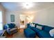 Comfortable living room with hardwood floors, wainscoting and bright natural light at 170 River Forest Dr, Fayetteville, GA 30214