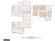 Detailed floor plan showing layout of first floor, featuring kitchen, living room, dining room, and garage at 20 Allie Dr, Mcdonough, GA 30252