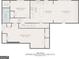 Basement floor plan showing recreation room, game room, exercise room, kitchen and bath at 20 Allie Dr, Mcdonough, GA 30252