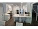 Modern kitchen with stainless steel appliances and granite countertops at 1122 Montclair Dr, Peachtree City, GA 30269
