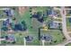 Aerial view showing the property's location in a residential neighborhood at 3008 Brighton Ct, Conyers, GA 30094