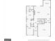 A detailed floor plan of the first floor at 107 Cedar Brook Dr, Canton, GA 30115