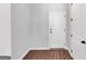 Mud room includes closet, electrical outlet, and neutral paint at 107 Cedar Brook Dr, Canton, GA 30115