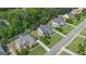 An aerial view of the home showing the surrounding neighborhood at 2750 Brentwood Estates Ct, Cumming, GA 30041