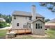 A backyard with a multi-level deck, and a grill, perfect for outdoor entertaining at 2750 Brentwood Estates Ct, Cumming, GA 30041