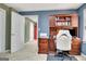 Office space with desk and storage, offering a functional and organized area for work or study at 102 Passage Point, Peachtree City, GA 30269