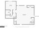 Layout of a floorplan showing bedroom, bathroom, Gathering room and closets at 30 Hollyhock Ln, Covington, GA 30014