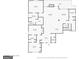 Floor plan detailing the layout of bedrooms, living spaces, kitchen, and bathrooms at 30 Hollyhock Ln, Covington, GA 30014