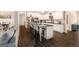 Spacious kitchen with a central island, stainless steel appliances and lots of counter space at 30 Hollyhock Ln, Covington, GA 30014