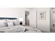 Charming bedroom features a comfy bed and soft lighting, with a view to other rooms at 1208 Trombone Way # 106, Mcdonough, GA 30252