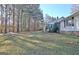 Beautiful outdoor space with well-maintained lawn, mature trees, and the side of the home at 435 Crabapple Rd, Fayetteville, GA 30215