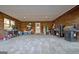 Spacious garage with ample room for parking and storage, plus a convenient door at 435 Crabapple Rd, Fayetteville, GA 30215