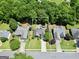 Overhead view of the property highlighting its location and surrounding landscape at 422 Old Ivy Path, Mcdonough, GA 30253