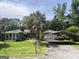 Charming brick home with well-maintained lawn, mature trees, and covered parking at 520 Mcdonough Rd, Hampton, GA 30228