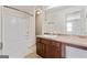 Bathroom featuring a shower/tub and vanity with enclosed storage at 2714 Haynescrest Dr, Grayson, GA 30017