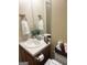 Bright bathroom with a single sink and storage at 2517 Walter Way, Stockbridge, GA 30281