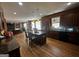 Spacious open kitchen with a large island, wooden floors, and abundant natural light at 2667 Hampton Park Dr, Marietta, GA 30062