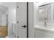 Bathroom with modern fixtures including a sink, mirror, and shower at 1835 Taylor Ave, East Point, GA 30344