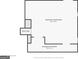 Schematic plan of basement featuring unfinished storage and stairs to upper level at 109 Cannon Rd, Sharpsburg, GA 30277