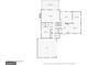 Detailed floor plan showcasing the layout of the home with the bedroom, living room, and kitchen locations at 109 Cannon Rd, Sharpsburg, GA 30277