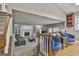 Spacious living room has natural light, a fireplace, and comfortable seating at 109 Cannon Road, Sharpsburg, GA 30277