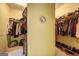 Walk in closet offers ample storage space for clothing and accessories at 260 Sams Dr, Fayetteville, GA 30214
