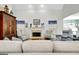 Spacious living room with vaulted ceiling, fireplace, and plush seating arrangement perfect for relaxing and entertaining at 315 Antebellum Way, Fayetteville, GA 30215