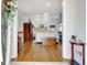 Elegant foyer with hardwood floors leading to a bright and spacious living room at 315 Antebellum Way, Fayetteville, GA 30215